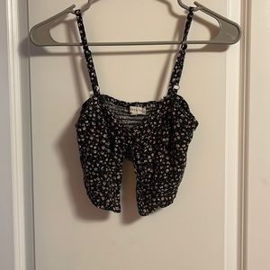 front clip floral tank